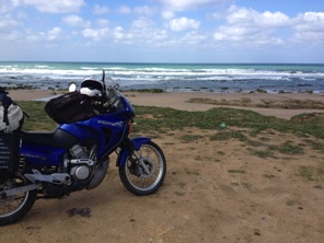 Facing the Atlantic Ocean